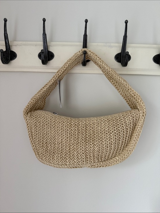 H&M Handbags - H&M Woven Shoulder Bag in Natural Beige